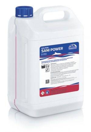 Dolphin Sani-Power / Долфин Сани Пауэр Сильнокислотное концентрированное средство усиленного действия для очистки от минеральных отложений