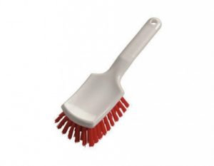 DI Churn Brush Med.Short Red Щётка для неровных поверхностей с короткой ручкой 2 шт.