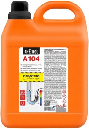 Effect Alfa 104 средство для очистки канализационных труб 5 л