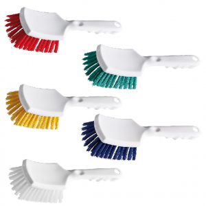 DI Churn Brush Med.Short Yellow Щётка для неровных поверхностей с короткой ручкой 2 шт.