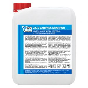 DEC PROF 24/S CARPNEX SHAMPOO 5 л Шампунь для чистки ковровых покрытий