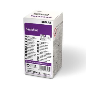 ECOLAB Sanichlor  / Санихлор Хлорные таблетки для дезинфекции овощей, фруктов, обеззараживания скорлупы яиц