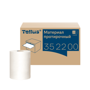 Нетканый протирочный материал Tellus в рулонах белый