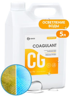 Средство для коагуляции (осветления) воды Grass CRYSPOOL Coagulant 5,9 кг