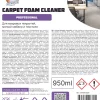 Очиститель ковровых покрытий Hermes industry Professional Carpet foam cleaner 950 мл — изображение 3