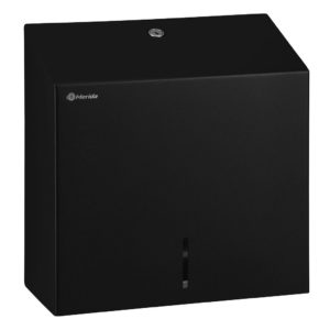 Диспенсер для бумажных полотенец металлический MERIDA STELLA R MAXI чёрный