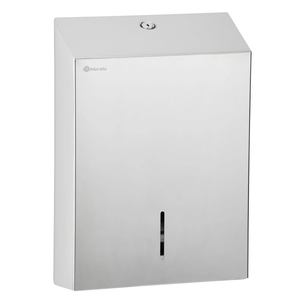 Диспенсер для бумажных полотенец Z-сложения металлический MERIDA STELLA R MAXI полированный