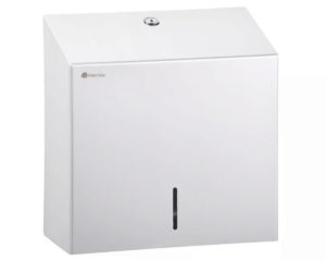 Диспенсер туалетной бумаги металлический MERIDA STELLA R MINI белый