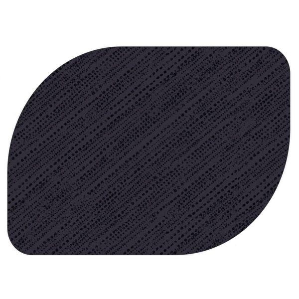 Подтарельники Duni Dunicel 28×38 см (серия STUCCO), 100 шт/уп, чёрные
