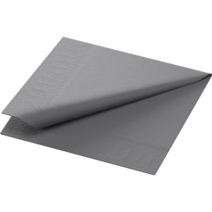 Салфетки Duni Tissue серые, 33×33 см, 125 листов, 2 слоя