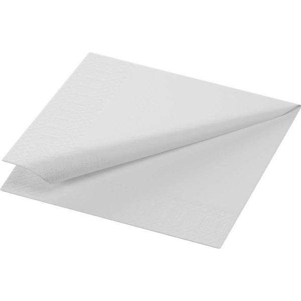 Салфетки Duni Tissue белые, 33×33 см, 125 листов, 2 слоя