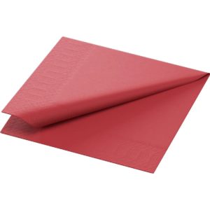 Салфетки Duni Tissue бордовые, 33×33 см, 125 листов, 2 слоя