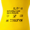 Перчатки латексные многоразовые HQ Profiline, жёлтые, р-р XL — изображение 4