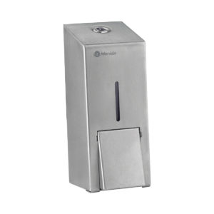 Механический картриджный дозатор мыла/геля металлический MERIDA STELLA R Anti Finger 800 мл