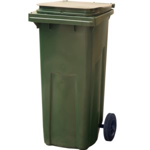 Мусорный контейнер 120 л, зелёный