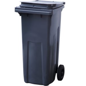 Мусорный контейнер 120 л, серый