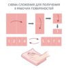 Салфетка универсальная микроволоконная HQ Profiline, 36×36 см, 190 г/м², красная — изображение 3