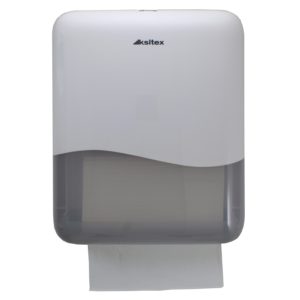 Диспенсер бумажных полотенец Z-сложения Ksitex TH-906W белый