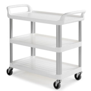 Тележка сервисная TTS Shelf 3700E с тремя полками, 98×50×111 см, белая