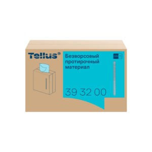 Безворсовый нетканый протирочный материал Tellus бирюзовый