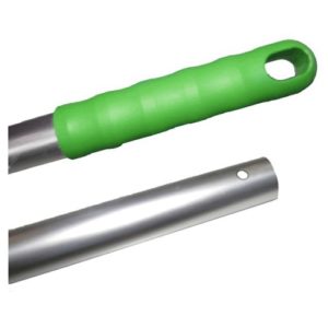 Рукоятка для швабры 140 см металл зелёная