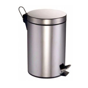 Корзина металлическая Merida Classic напольная матовая с педалью 20 л