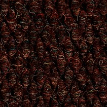 Грязезащитное ворсовое покрытие "Super Nop" осенне-коричневое