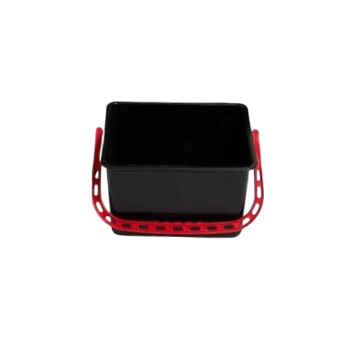 Proff Comfort Ведро пластиковое черное с красной ручкой 6л