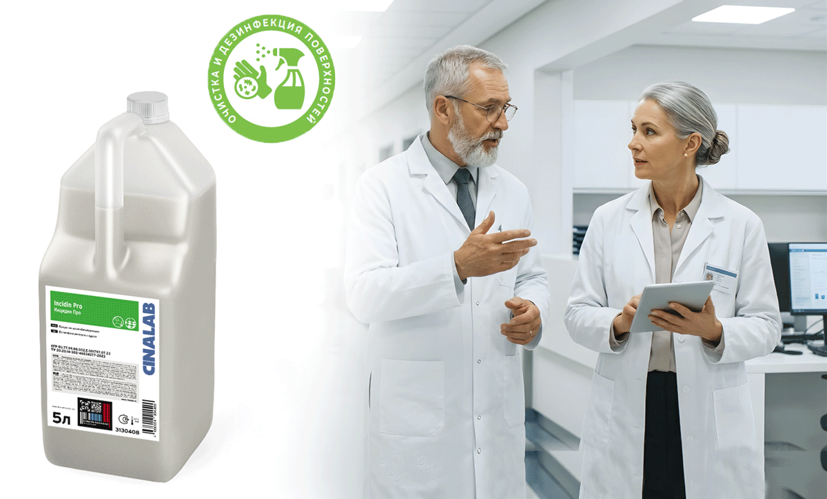 Incidin Pro – дезинфицирующее средство для поверхностей от Cinalab